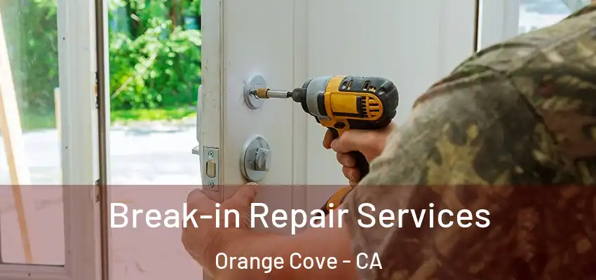  Break-in Repair Services Orange Cove - CA